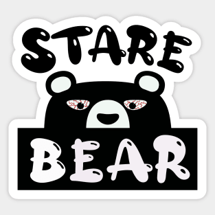 Stare Bear Sticker